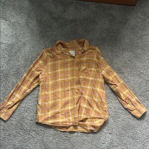 SO Cozy Flannel in Yellow and Pink Plaid